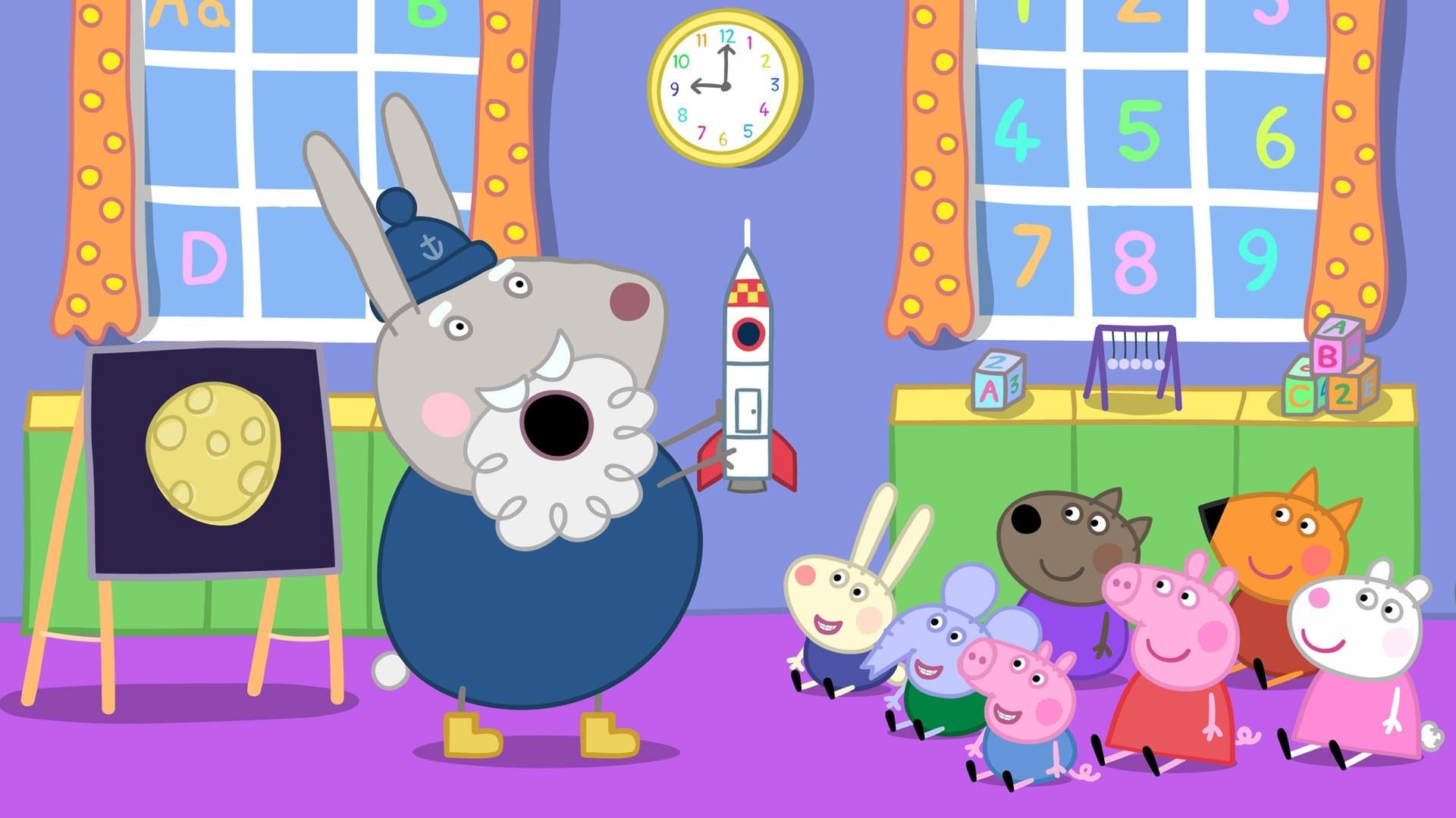 Papy Rabbit dans L'espace