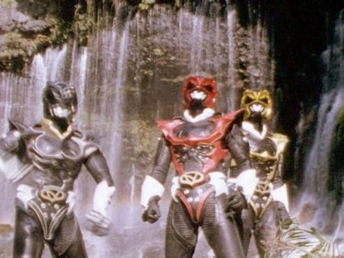 Les Power Rangers voient rouge