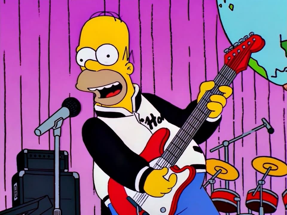 Homer like a Rollong Stone