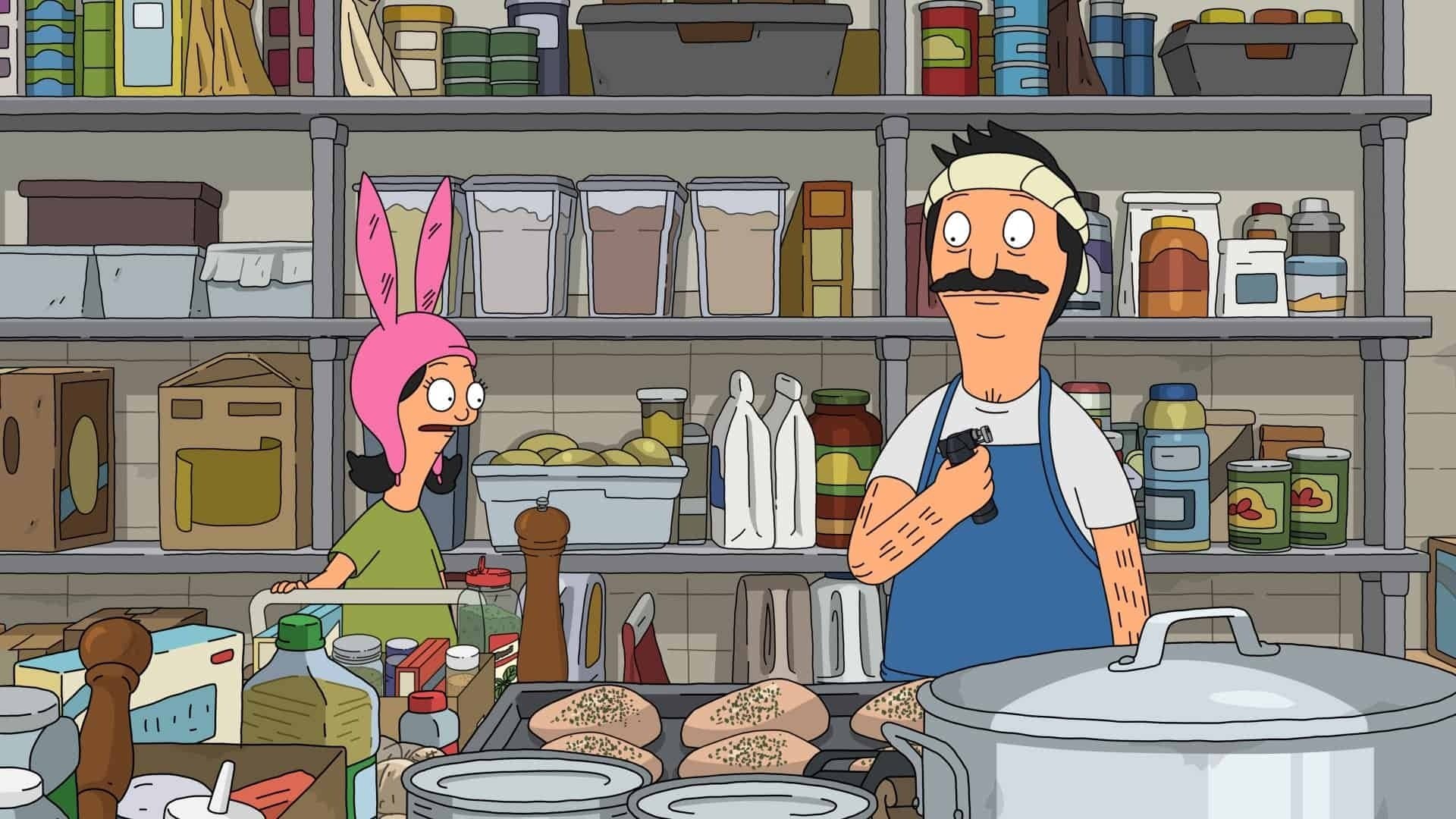 Coincée dans la cuisine avec toi