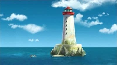 Oggy gardien de phare