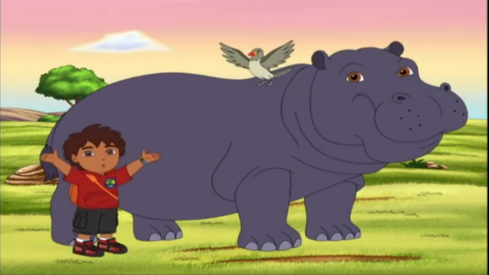 Diego, l'hippopotame et Pic-Pic