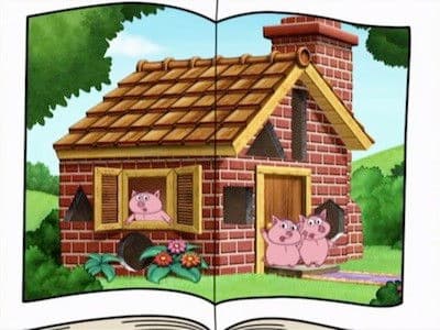 Dora sauve les trois petits cochons