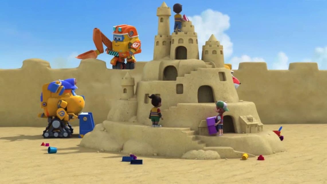 Le gigantesque château de sable