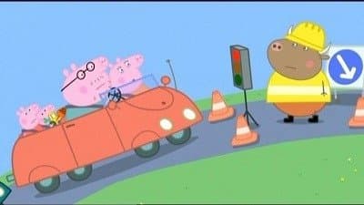 Un trou dans la route