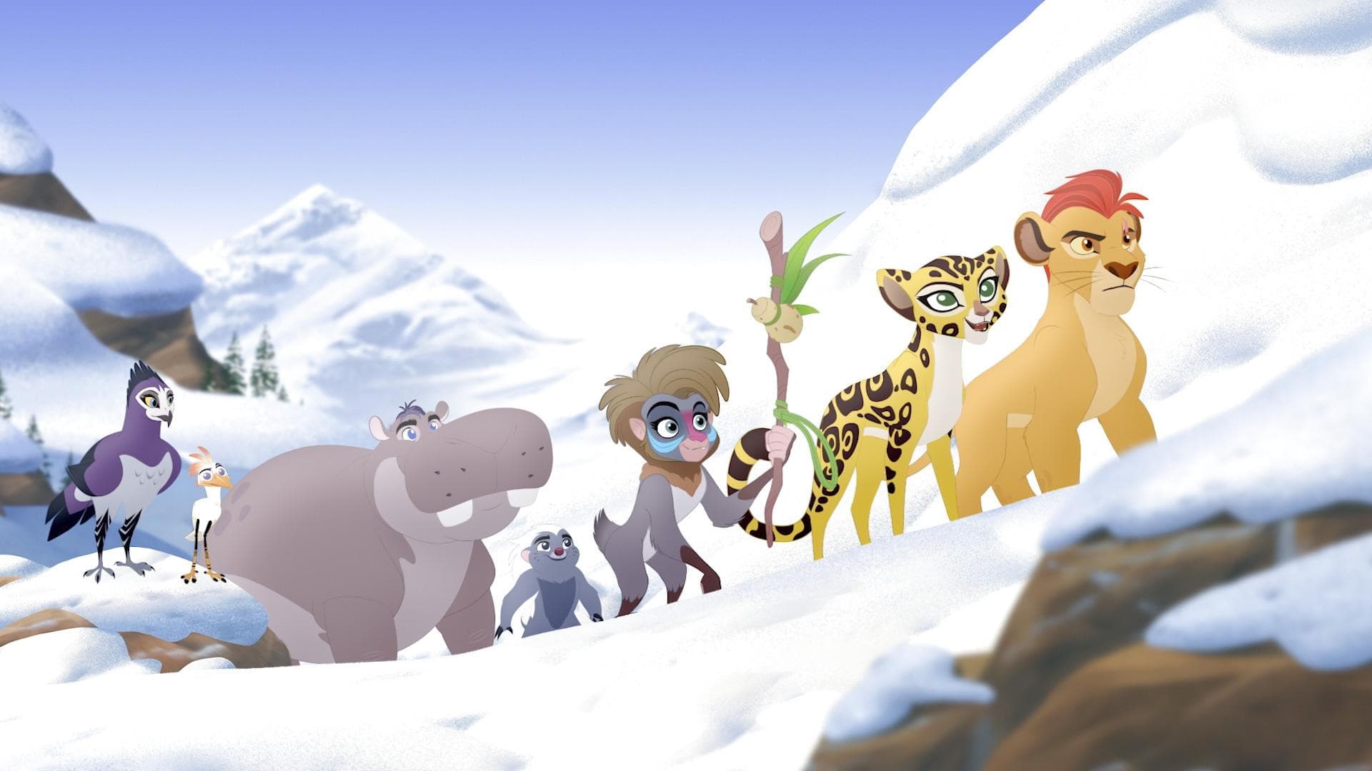 Les singes et l'avalanche