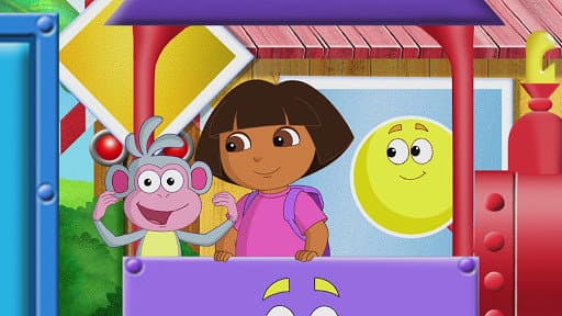 Dora reconstitue le petit train