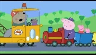 Le petit train de Papy Pig