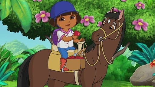 Dora et Sparky le cheval Dora et Sparky le cheval