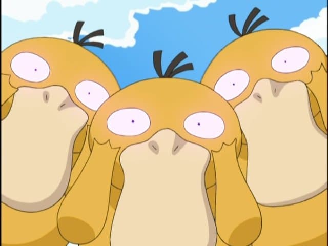 Psykokwak protège les siens ! Psykokwak protège les siens !