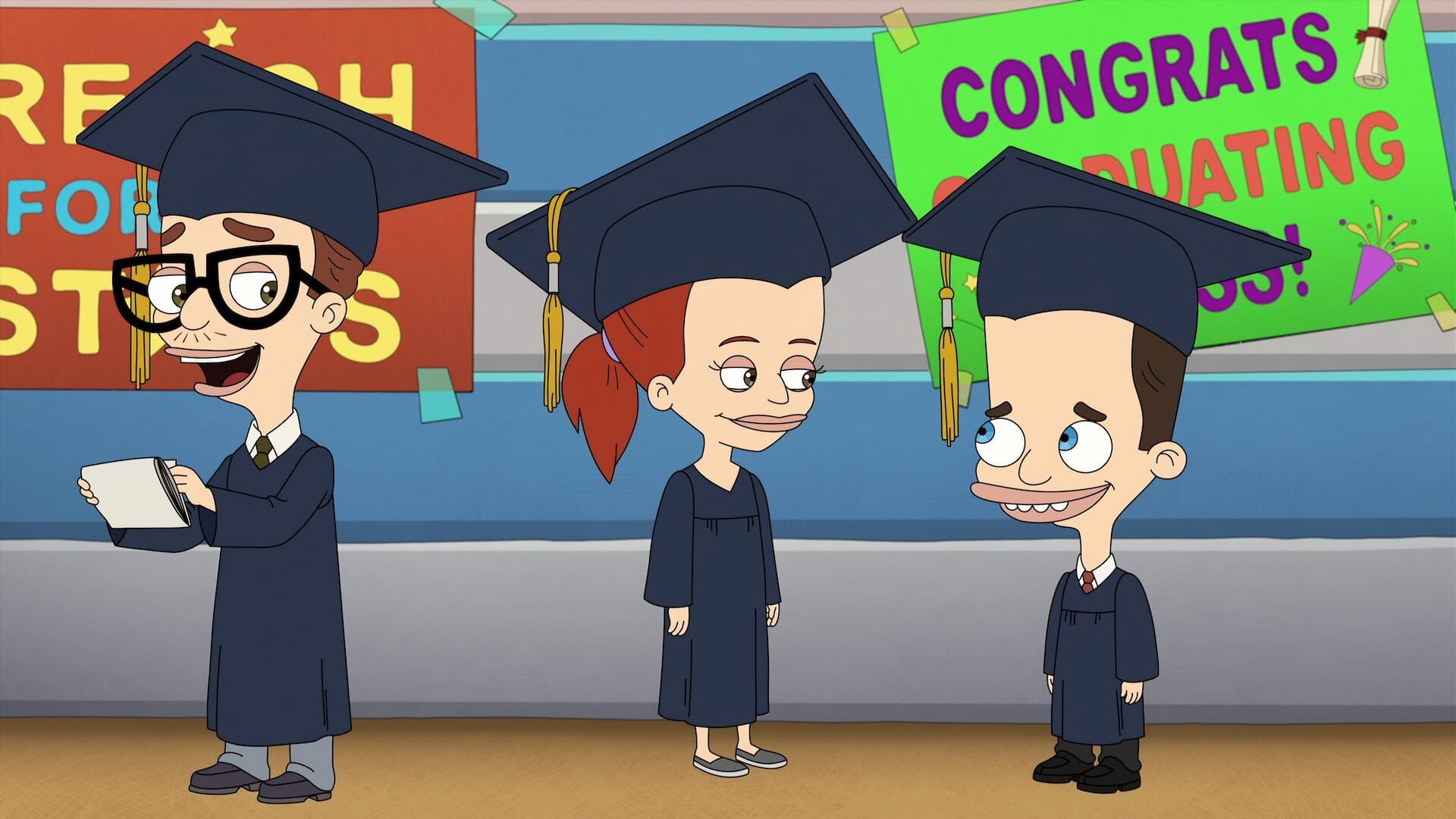 La remise des diplômes La remise des diplômes