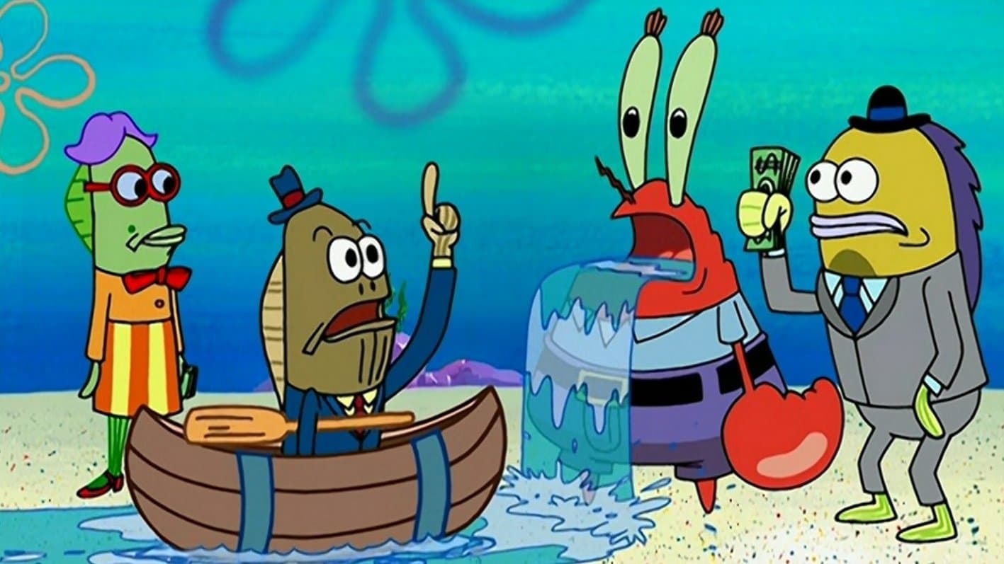 Le capitaine Krabs fait des affaires Le capitaine Krabs fait des affaires