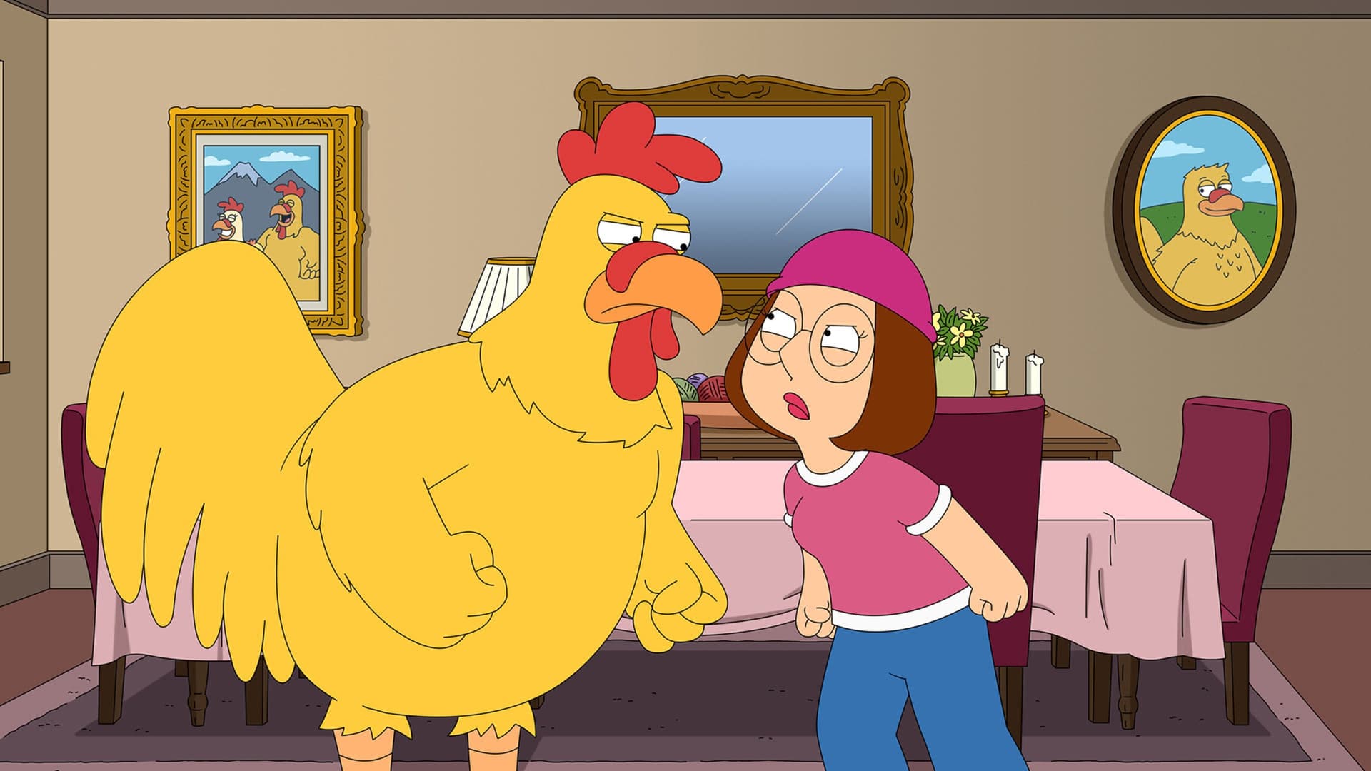 La fille ou le poulet La fille ou le poulet