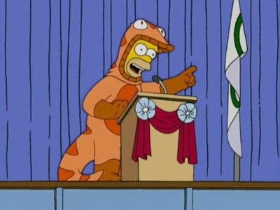 Homer maire ! Homer maire !