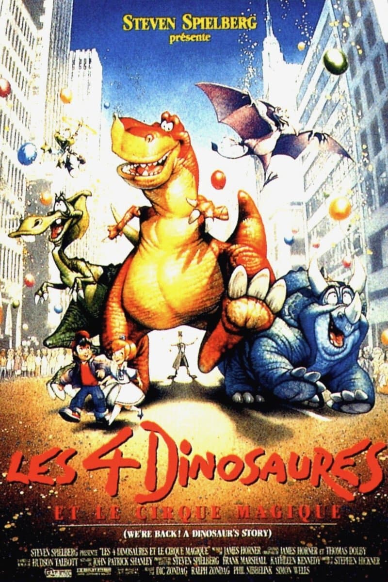 Les quatre dinosaures et le cirque magique Les quatre dinosaures et le cirque magique