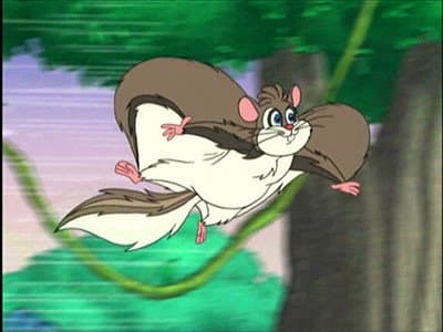 Le super écureuil volant à la rescousse Le super écureuil volant à la rescousse