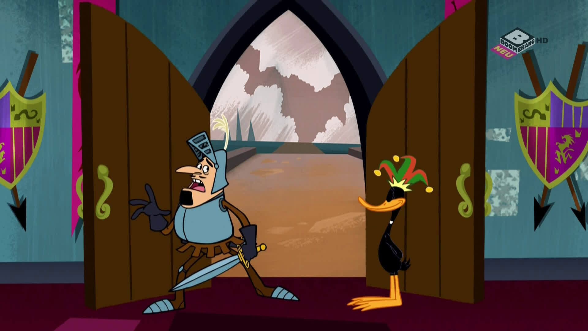 Daffy contre le chevalier Littlechin Daffy contre le chevalier Littlechin