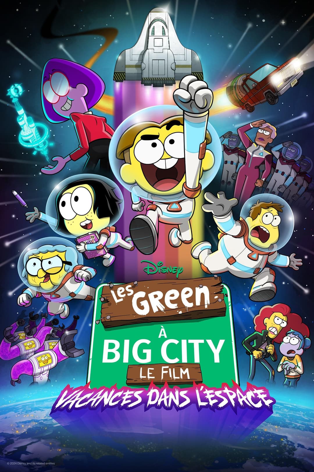 Les Green à Big City, le film : Vacances dans l'espace Les Green à Big City, le film : Vacances dans l'espace